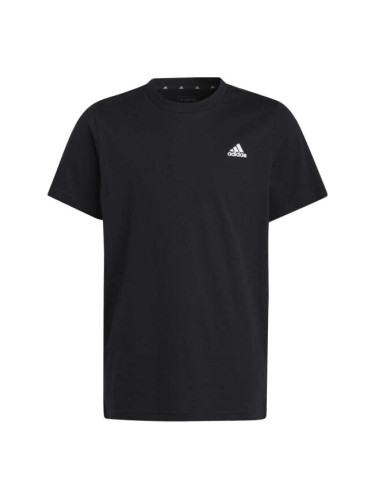 adidas ESSENTIALS SMALL LOGO TEE Детска тениска, черно, размер