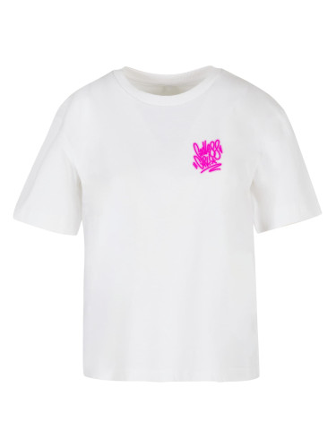 Women's T-shirt with inscription - white