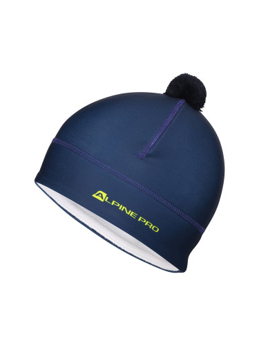 Functional cap with pompom ALPINE PRO ABERE gibraltar sea