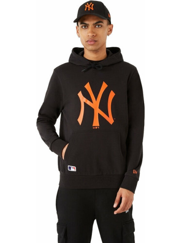 New York Yankees MLB Seasonal Team Logo Black/Orange S Суичъра