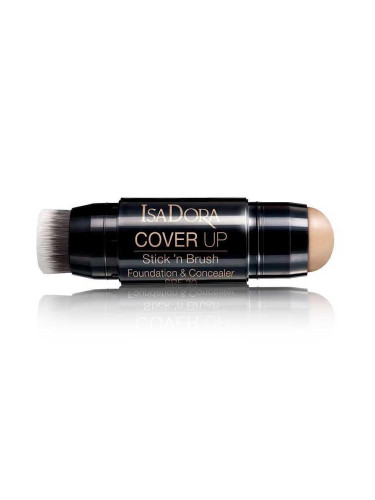 Стик фон дьо тен с четка IsaDora Cover Up Stick and Brush Foundation  SPF 30 Outlet