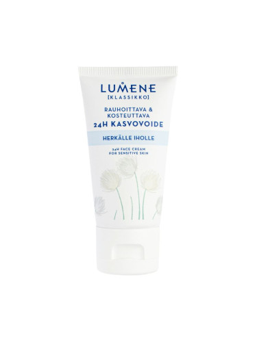 24h Успокояващ хидратиращ крем за чувствителна кожа Lumene Klassikko face cream for sensitive skin