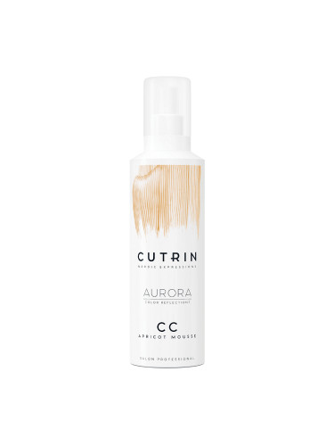 Професионален Тониращ мус за обем Cutrin Aurora CC apricot mousse