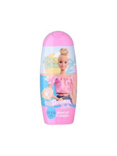 Детски душ гел и шампоан Bi-Es Barbie Sunsational