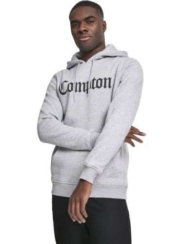 Compton Дреха с качулка Logo Grey/Black XS