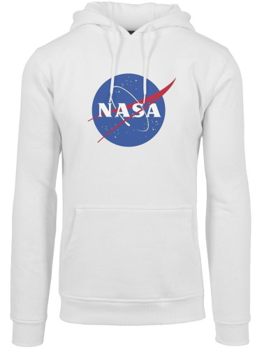 NASA Дреха с качулка Logo White M