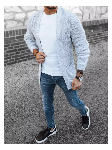 Men's light gray sweater Dstreet