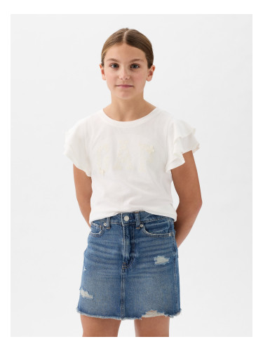 GAP Kids T-shirt with ruffles - Girls