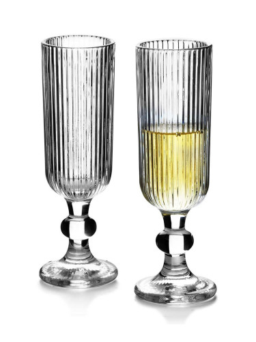 Комплект чаши за вино Affek Design ELISE Stripe (6 броя)