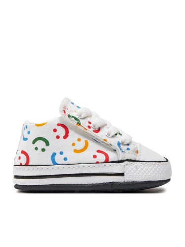 Converse Гуменки Chuck Taylor All Star Cribster Easy On Doodles A06353C Бял