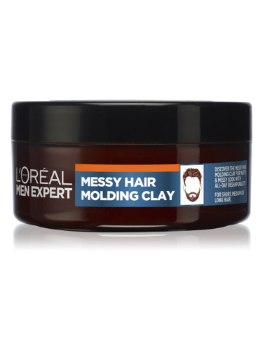 L’Oréal Paris Men Expert Messy Hair стилизиращ клей за коса с матиращ ефект 75 мл.