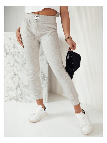 Spodnie damskie dresowe DAVE szare Dstreet