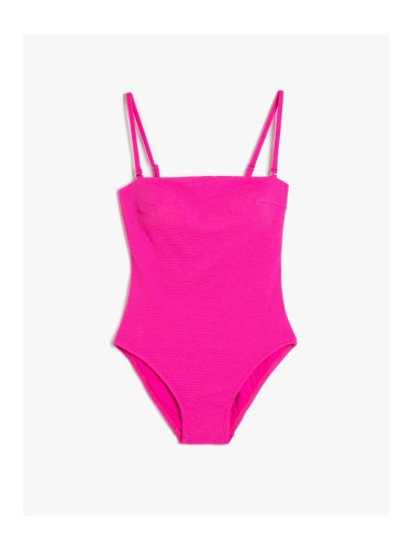 Koton Basic Swimwear with Thin, Detachable Straps