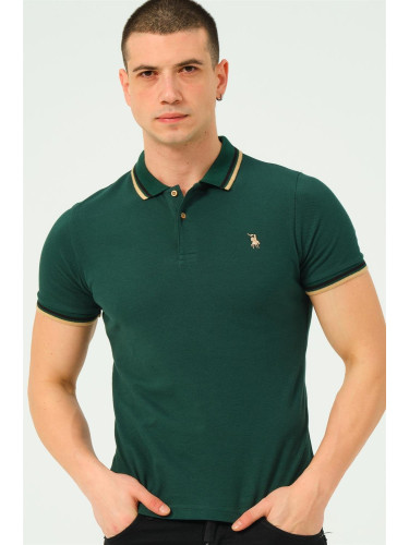 Men's polo shirt dewberry