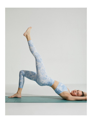 Koton Abstract Patterned Yoga Leggings, High Waist