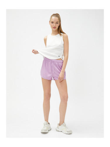 Памучни спортни шорти с връзки