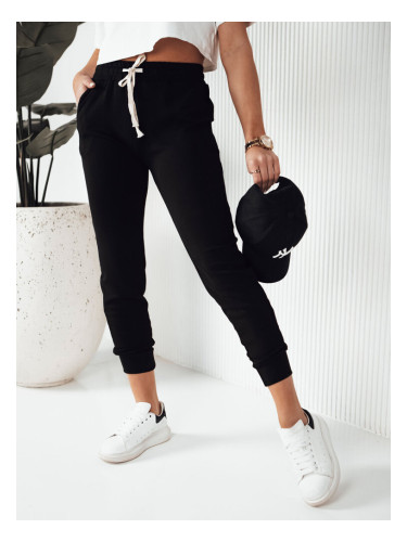Spodnie damskie dresowe ELLEN czarne Dstreet