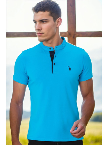 T8560 DEWBERRY T-SHIRT-TURQUOISE -1