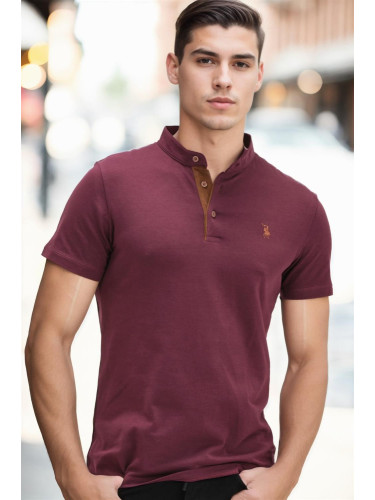 T8560 DEWBERRY T-SHIRT-DARK PURPLE