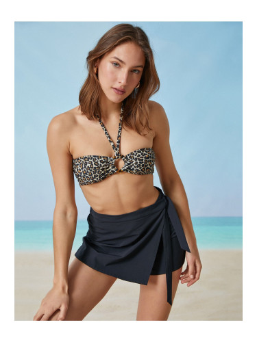 Koton Leopard Print Bikini Top