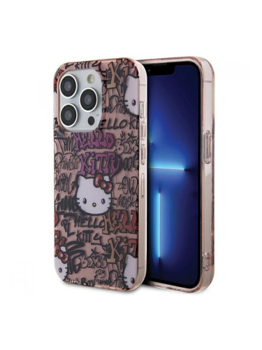 Поликарбонатен гръб Hello Kitty IML Tags Graffiti за Apple iPhone 15 Pro Max, HKHCP15XHDGPTP