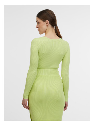Orsay Light Green Women's Ribbed Sweater - Women's