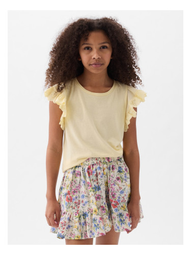 GAP Kids T-shirt with ruffles - Girls