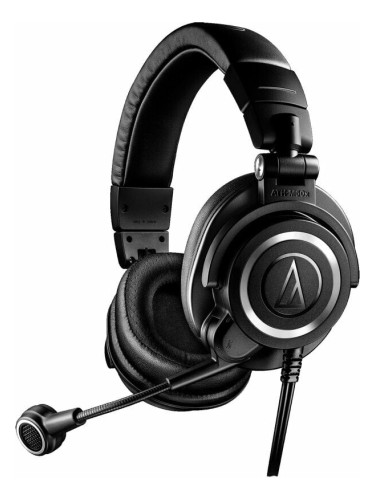 Audio-Technica ATH-M50xSTS XLR Черeн слушалки за компютър