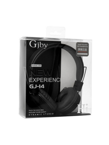 Слушалки GJBY headphones - AUDIO EXTRA BASS GJ-14 Черни