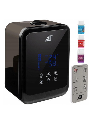 Oвлажнител за въздух Malatec NP16405, 40W, LCD дисплей, 4.5 л резервоар, с 3бр. арома дифузери