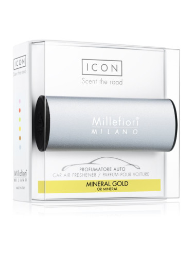 Millefiori Icon Mineral Gold aроматизатор за автомобил Metallo 1 бр.