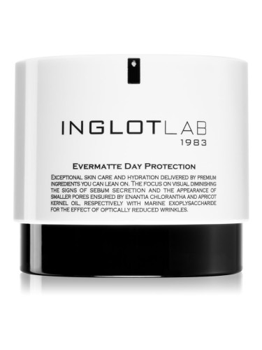 Inglot Lab Evermatte Day Protection матиращ дневен крем 50 мл.