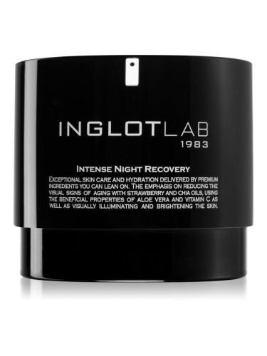 Inglot Lab Intense Night Recovery интензивна нощна грижа против стареене на кожата 50 мл.