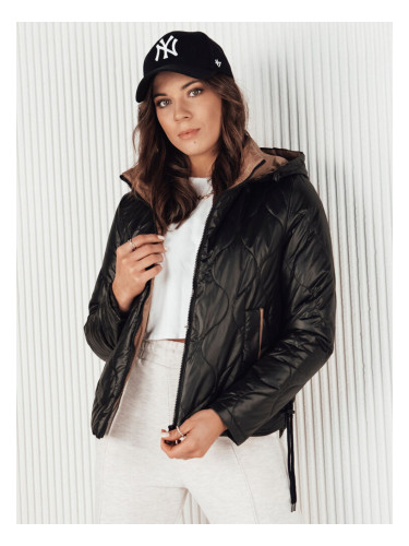 Kurtka damska pikowana MAXWELL czarna Dstreet