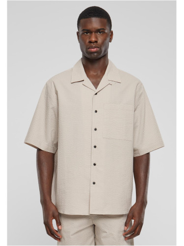 Men's shirt Seersucker - beige