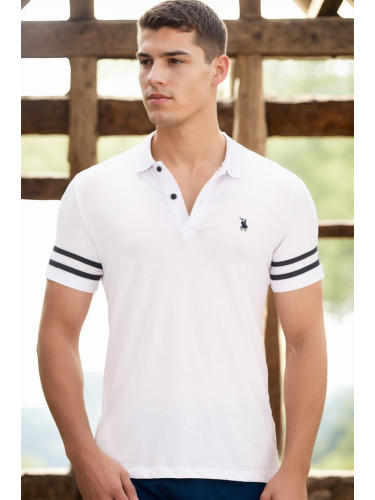 T8585 DEWBERRY MEN'S T-SHIRT-PLAIN WHITE