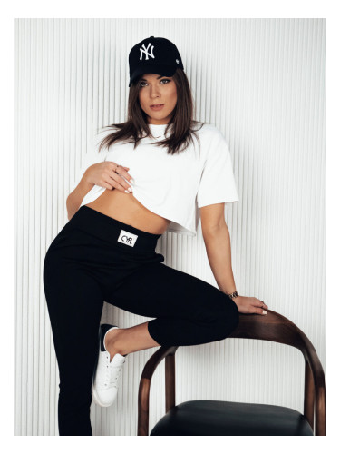 Spodnie damskie dresowe CYFL czarne Dstreet