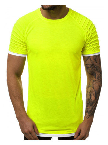 Мъжка тениска в жълт цвят O/1262