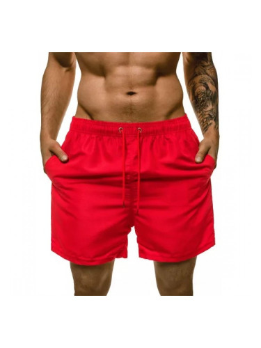  Мъжки плувни шорти в червен цвят O/YW02001/5