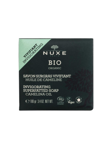 NUXE Bio Organic Invigorating Superfatted Soap Camelina Oil Твърд сапун за жени 100 гр