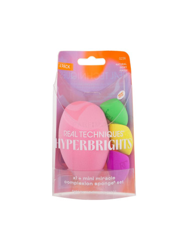 Real Techniques Hyperbrights Miracle Complexion Sponge Апликатор за жени Комплект