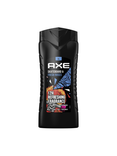 Axe Skateboard & Fresh Roses Scent Душ гел за мъже 400 ml