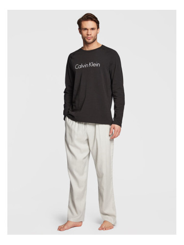 Calvin Klein Underwear Пижама 000NM1591E Черен Regular Fit