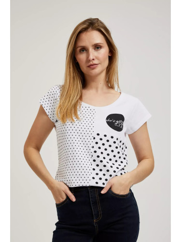 Marisse Women's Blouse L-Ts-4316 White