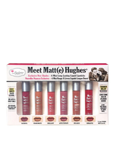 Комплект мини течни червила The Balm Meet Matt(e) Hughes Mini Kit vol.2