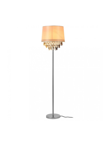 Елегантна интериорна лампа със стойка Royality 1 x E27 - 60W -Бял / Хром