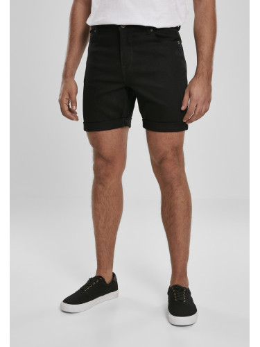  Мъжки къси панталони в черно Urban Classics Fit 