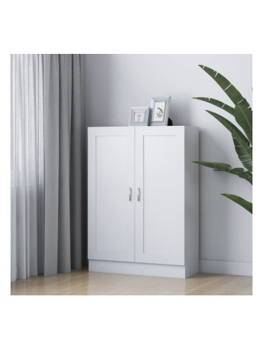 Sonata Шкаф за книги, бял, 82,5x30,5x115 см, ПДЧ