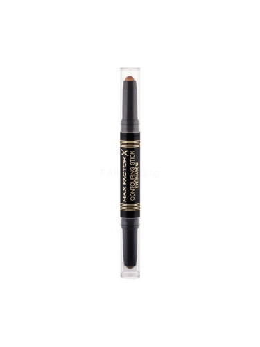 Max Factor Contouring Stick Eyeshadow Сенки за очи за жени 5 g Нюанс 005 Bronze Moon & Forest Green