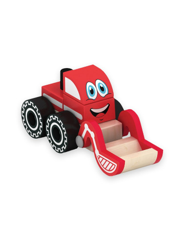 Дървена играчка-багер за сглобяване AcoolToy 3 г.+